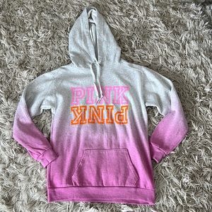 NWT VS Pink Ombré Hoodie